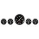 Auto Meter Gauge Kit 5 pc. 3 3/8in & 2 1/16in GPS Speedometer Old Tyme Black - Burkken Auto Parts