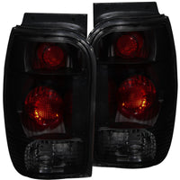 ANZO 1998-2001 Ford Explorer Taillights Dark Smoke - Burkken Auto Parts