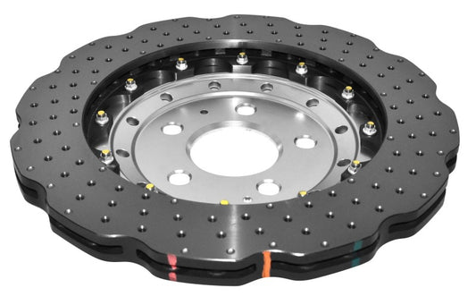 DBA 16-19 Audi R8 Iron Rotor Front 5000 Series Drilled Rotor w/Silver Hat