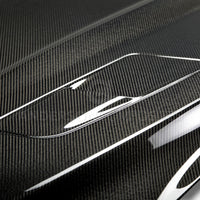 Anderson Composites 2015-2017 Ford Mustang Double Sided Carbon Fiber Type-OE Style Hood - Burkken Auto Parts