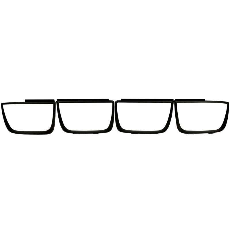 ANZO Taillight Bezels 2010-2013 Chevrolet Camaro Taillight Bezels - 4pc Flat Black - Burkken Auto Parts