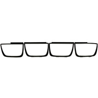 ANZO Taillight Bezels 2010-2013 Chevrolet Camaro Taillight Bezels - 4pc Flat Black - Burkken Auto Parts