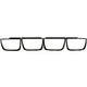 ANZO Taillight Bezels 2010-2013 Chevrolet Camaro Taillight Bezels - 4pc Flat Black - Burkken Auto Parts