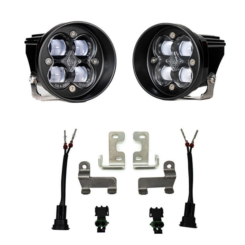 Baja Designs 12-21 Toyota Tacoma/Tundra/4Runner(Excl Limited) Squadron-R Fog Pocket Light Kit - Burkken Auto Parts