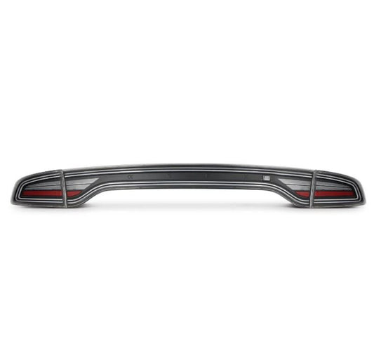 AlphaRex 15-23 Dodge Charger NOVA-Series Prismatic LED Tail Lights Black - Burkken Auto Parts