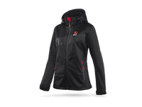 Akrapovic Womens Corpo Softshell Jacket Black - L - Burkken Auto Parts