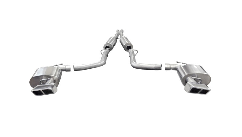 Corsa 2014-2014 Dodge Challenger SRT-8 6.4L V8 Auto Polished Xtreme Cat-Back Exhaust - Burkken Auto Parts