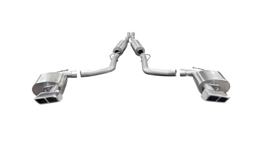 Corsa 2014-2014 Dodge Challenger SRT-8 6.4L V8 Auto Polished Xtreme Cat-Back Exhaust - Burkken Auto Parts
