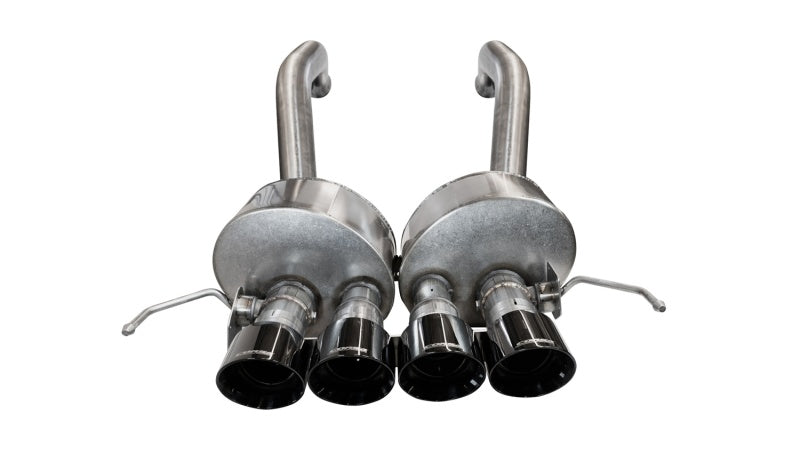 Corsa 2015-2019 Chevrolet Corvette C7 Z06 6.2L 2.75in Xtreme Axle-Back w/ Dual NPP & Quad Black Tips - Burkken Auto Parts