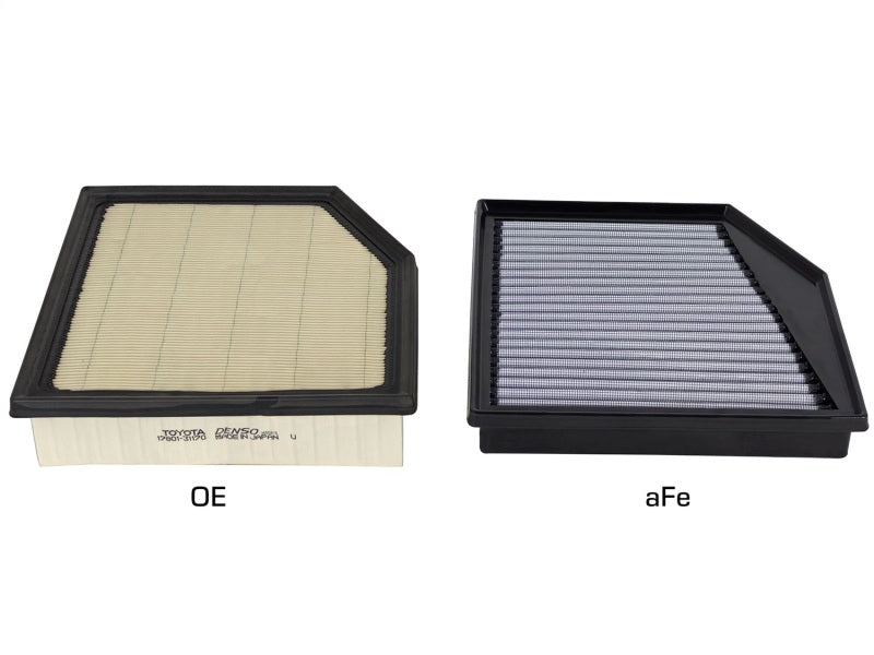 aFe MagnumFLOW OEM Replacement Air Filter PRO Dry S 14-15 Lexus IS 250/350 2.5L/3.5L V6 - Burkken Auto Parts