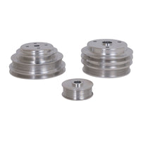 BBK 85-97 GM Truck 305 350 Underdrive Pulley Kit - Lightweight CNC Billet Aluminum (3pc) - Burkken Auto Parts
