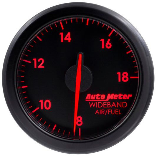 Autometer Airdrive 2-1/6in Wideband Air / Fuel Gauge 10:1-17:1 ARF Range - Black - Burkken Auto Parts