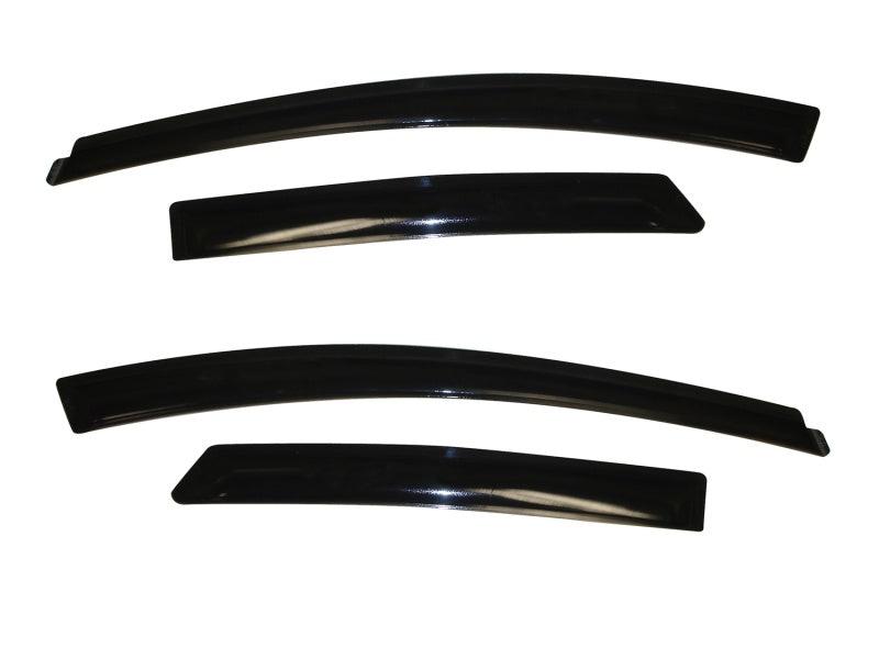 AVS 12-18 Ford Focus Ventvisor Outside Mount Window Deflectors 4pc - Smoke - Burkken Auto Parts