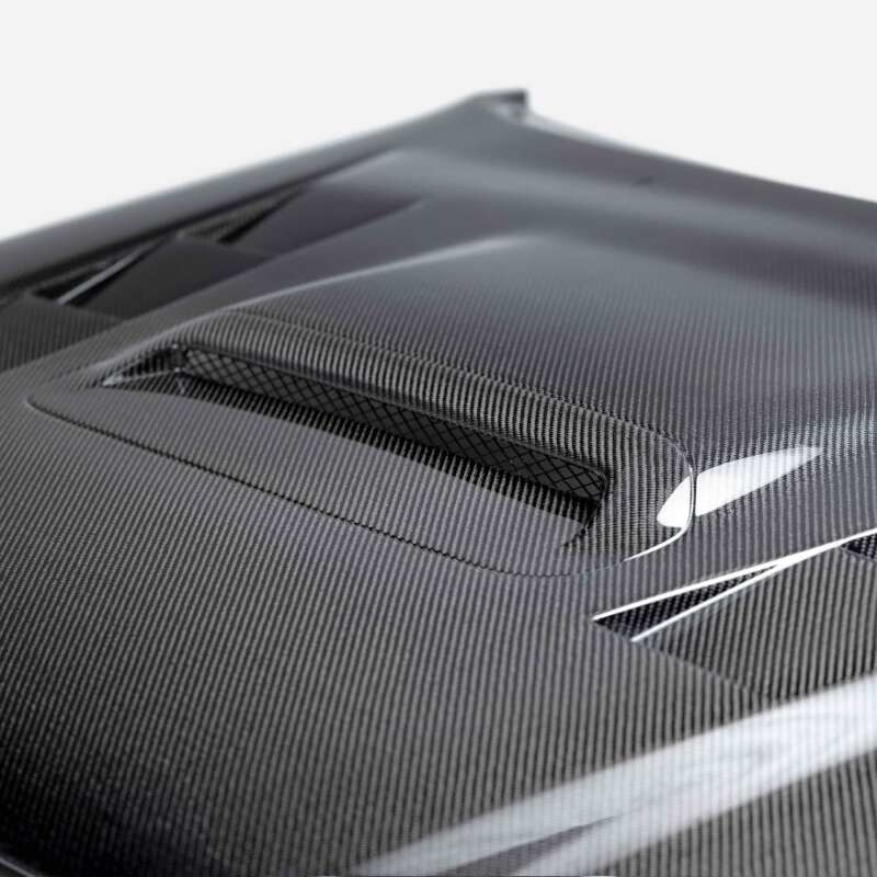 Seibon 12-15 Toyota Tacoma TS-Style Carbon Fiber Hood - Burkken Auto Parts