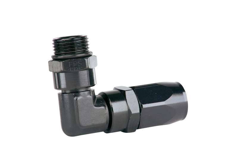 Aeromotive AN-8 Male O-Ring Boss to 90 Deg Hose End - Burkken Auto Parts