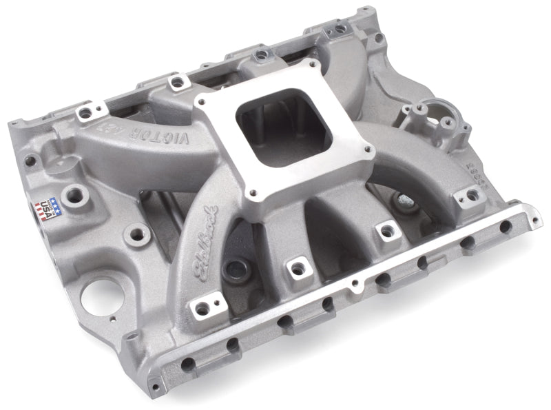 Edelbrock 390-428 Ford FE Victor EFI Manifold 4150 Flange Mounting - Burkken Auto Parts