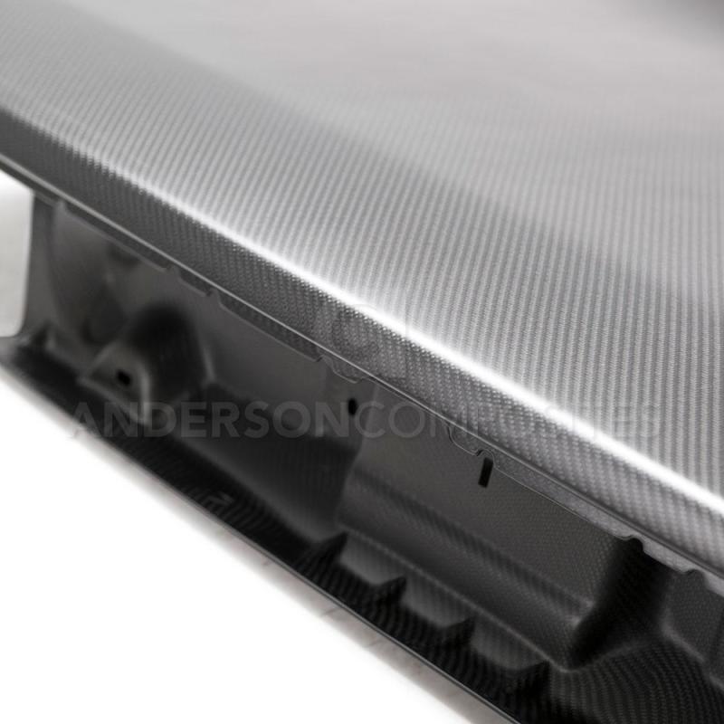 Anderson Composites 08-18 Dodge Challenger Type-OE Dry Carbon Decklid - Burkken Auto Parts