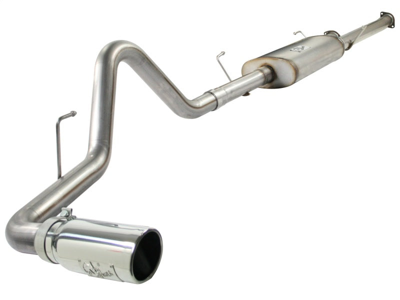aFe MACHForce XP Exhausts Cat-Back SS-409 EXH CB Toyota Tundra 10-11 V8-5.7L 145.7 WB (pol tip) - Burkken Auto Parts