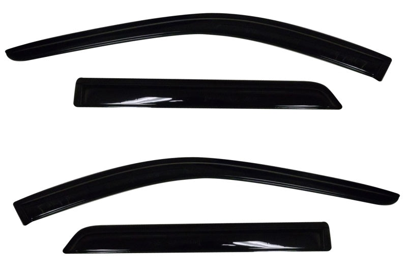 AVS 11-18 Dodge Durango Ventvisor Outside Mount Window Deflectors 4pc - Smoke - Burkken Auto Parts