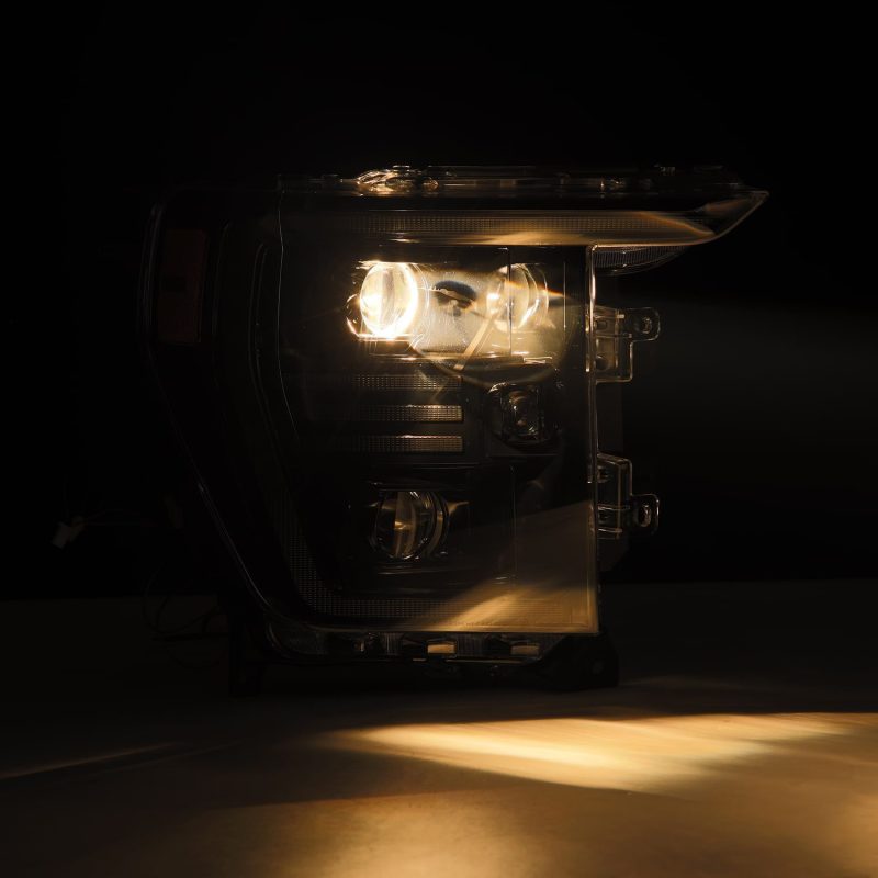 AlphaRex 21-22 Ford F150 PRO-Series Projector headlights Alpha-Black w/Activ Light/Seq Signal - Burkken Auto Parts