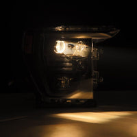 AlphaRex 21-22 Ford F150 PRO-Series Projector headlights Alpha-Black w/Activ Light/Seq Signal - Burkken Auto Parts