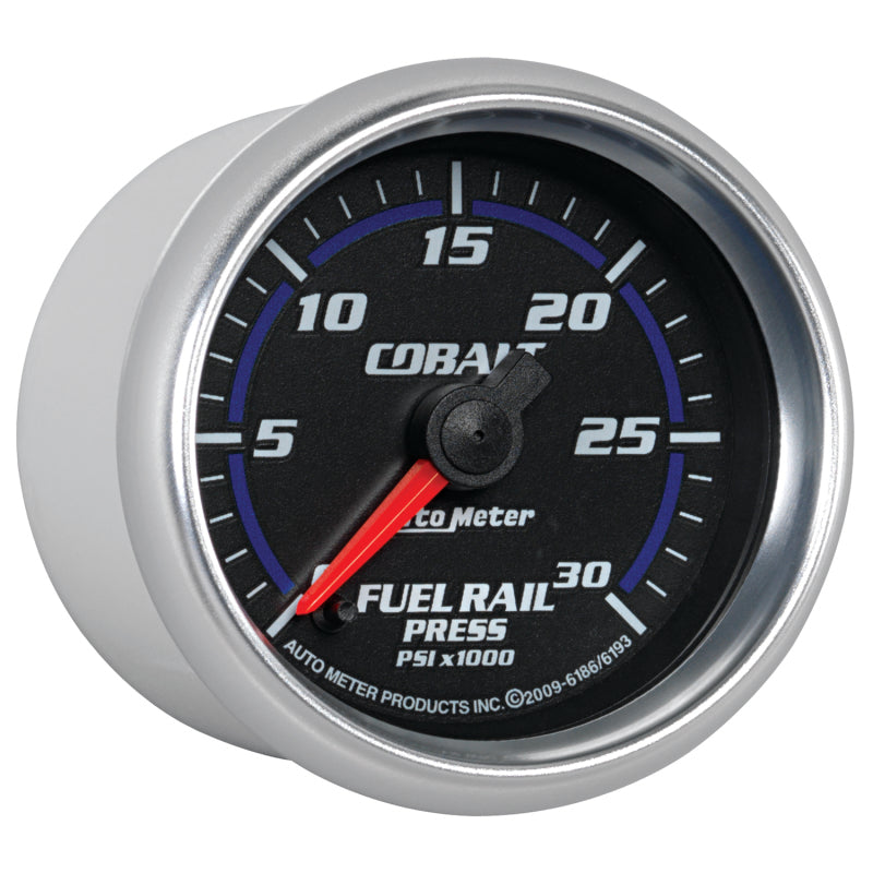 Autometer Cobalt 52mm 0-30,000 PSI F/S Electronic Diesel Fuel Rail Pressure Gauge (Cummins 5.9L) - Burkken Auto Parts