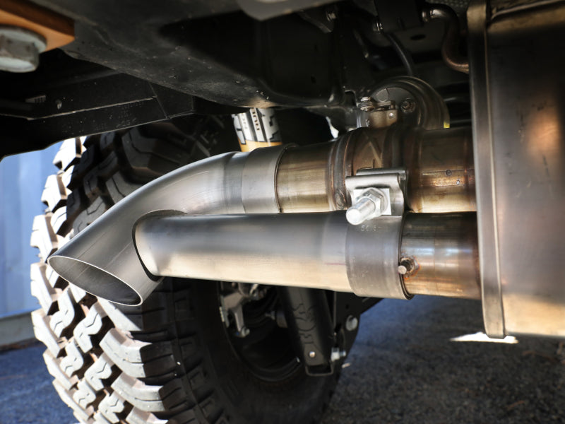aFe MACHForce XP 304 Stainless Steel Exhaust Tip Upgrade 21-23 Jeep Wrangler JL Rubicon - Burkken Auto Parts
