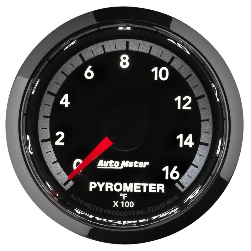 Autometer Gen4 Dodge Factory Match 52.4mm Full Sweep Electronic 0-1600 Deg F EGT/Pyrometer Gauge - Burkken Auto Parts