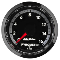 Autometer Gen4 Dodge Factory Match 52.4mm Full Sweep Electronic 0-1600 Deg F EGT/Pyrometer Gauge - Burkken Auto Parts