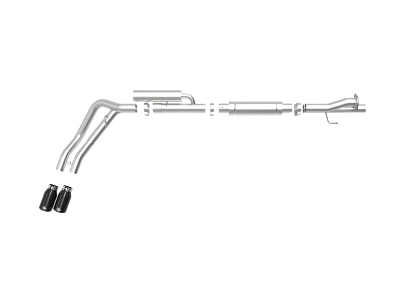 aFe Rebel Series 3in 409 SS Cat-Back Exhaust w/ Black Tips 17-20 Ford F-250/F350 V8 6.2L/7.3L - Burkken Auto Parts