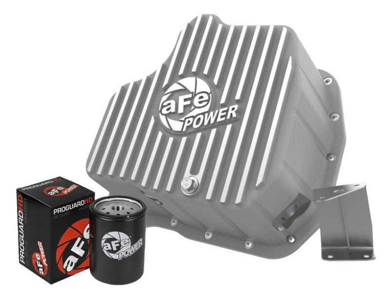 aFe Power 11-16 GM Diesel 2500HD / 3500HD V8-6.6L (TD) Street Series Engine Oil Pan Raw w/ Machined - Burkken Auto Parts