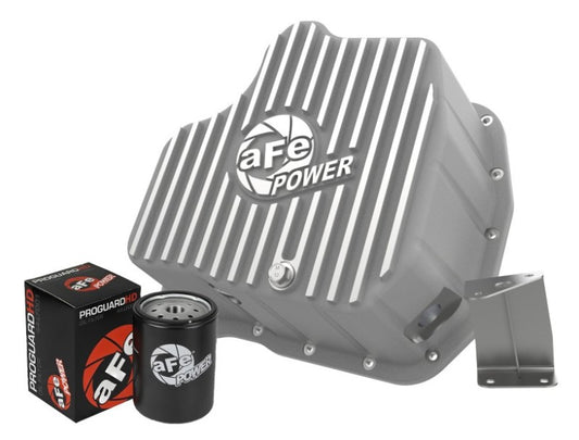 aFe Power 11-16 GM Diesel 2500HD / 3500HD V8-6.6L (TD) Street Series Engine Oil Pan Raw w/ Machined - Burkken Auto Parts