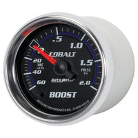 Autometer Cobalt 52mm 2 BAR Mechanical Boost Gauge - Burkken Auto Parts