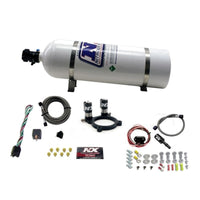 Nitrous Express Ford 3.5L/3.7L V6 Nitrous Plate Kit w/15lb Bottle - Burkken Auto Parts