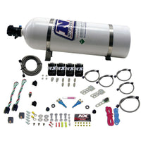 Nitrous Express Dodge EFI Dual Stage Nitrous Kit (50-150HP x 2) w/15lb Bottle - Burkken Auto Parts