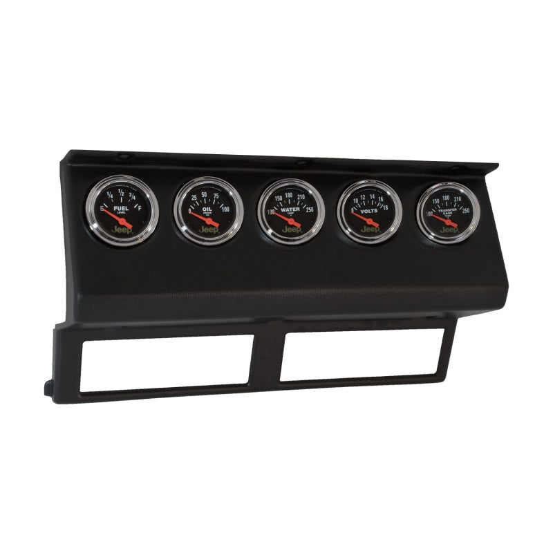 Autometer 87-96 Jeep Wrangler YJ 7pc Direct-Fit Dash Gauge Kit - Burkken Auto Parts