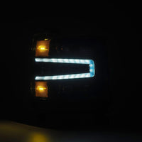 AlphaRex 16-18 Chevy 1500HD NOVA-Series LED Proj Headlghts Alpha BK Atv Lgt/SeqSig & DRL(Req 810023) - Burkken Auto Parts