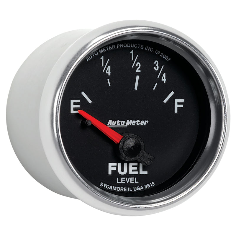 AutoMeter Gauge Fuel Level 2-1/16in. 73 Ohm(e) to 10 Ohm(f) Elec Gs - Burkken Auto Parts