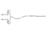 aFe Takeda 3in 304 SS Cat-Back Exhaust System w/Blue Flame Tips 17-20 Honda Civic Sport L4-1.5L (t) - Burkken Auto Parts