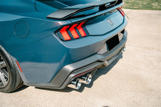 Corsa 24+ Ford Mustang Dark Horse 5.0L 3in Dual Rear Axle-Back w/Twin 4.5in Polish Straight Tips