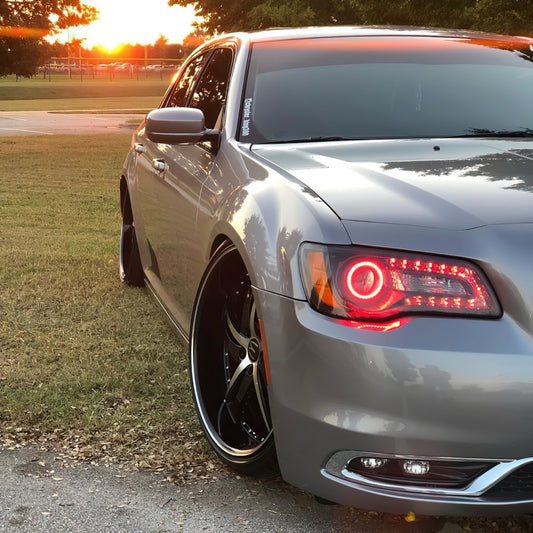 Oracle 11-19 Chrysler 300C DRL Upgrade w/ Halo Kit - ColorSHIFT w/ 2.0 Controller