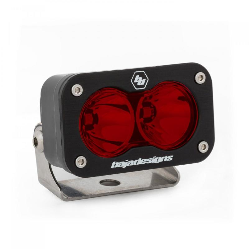 Baja Designs S2 Sport Spot Pattern LED Work Light - Red - Burkken Auto Parts