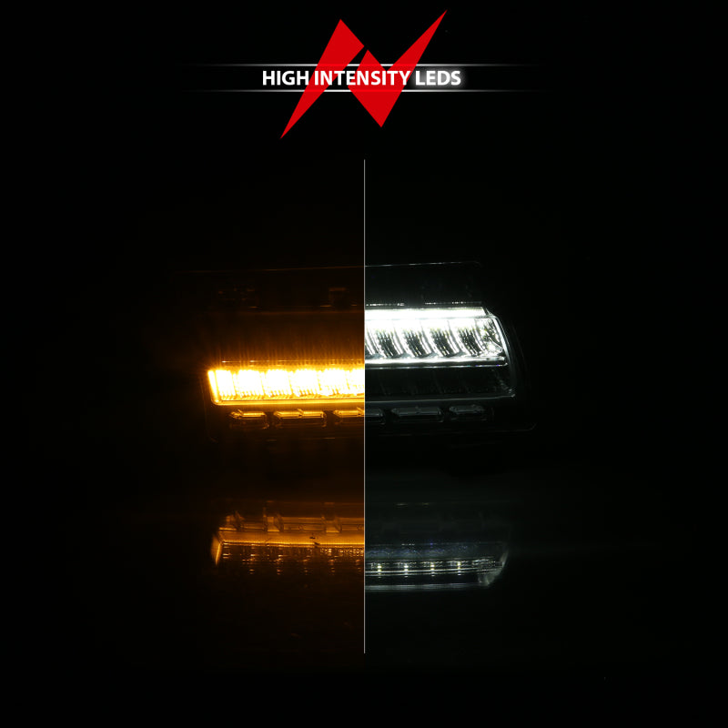 ANZO 18-19 Jeep Wrangler JL Halogen Chrome Clear w/ Sequential Signal - Burkken Auto Parts