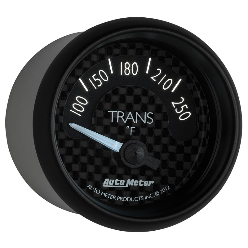 Autometer GT Series 52mm Short Sweep Electronic 100-250 Deg F Transmission Temperature - Burkken Auto Parts