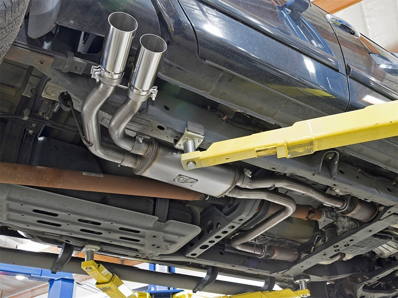 aFe Rebel Series 3in SS Cat-Back Exhaust System w/ Polished Tip 04-15 Nissan Titan V8 5.6L - Burkken Auto Parts