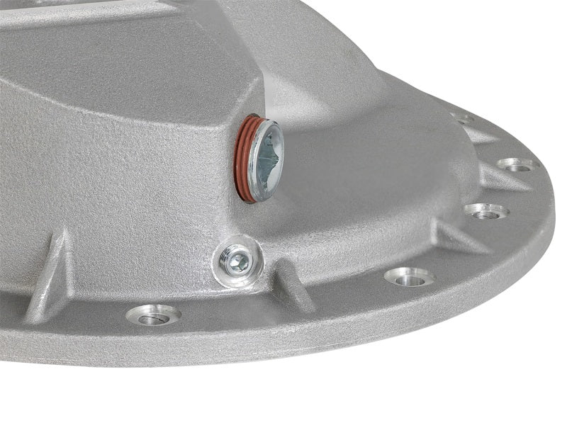 afe Front Differential Cover (Raw; Street Series); Dodge Diesel Trucks 03-12 L6-5.9/6.7L (td) - Burkken Auto Parts