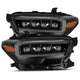 AlphaRex 16-20 Toyota Tacoma NOVA LED Projector Headlight Plank Style Alpha Black w/Activation Light - Burkken Auto Parts