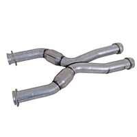 BBK 79-04 Mustang Coyote Swap Short Mid X Pipe w Catalytic Converters 3.0 For BBK Long Tube Headers - Burkken Auto Parts