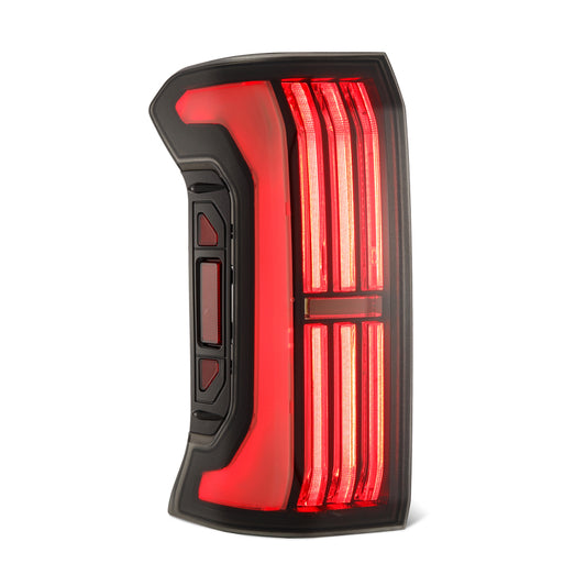 AlphaRex 24-25 Toyota Tacoma NOVA-Series LED Prismatic Tail Lights - Alpha-Black