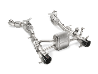 Akrapovic 16-17 Ferrari 488 GTB/488 Spyder Slip-On Line (Titanium) w/ Carbon Tips - Burkken Auto Parts